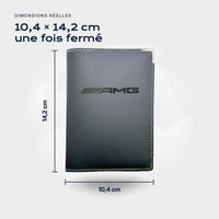 Porte-carte grise AMG Atelier Guillot : 10,4 × 14,2 cm une fois fermé