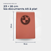 Porte-documents BMW Atelier Guillot : 23 × 16 cm, les documents A5 à plat