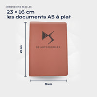Porte-documents DS-AUTO Atelier Guillot : 23 × 16 cm, les documents A5 à plat