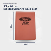 Porte-documents Ford RS Atelier Guillot : 23 × 16 cm, les documents A5 à plat