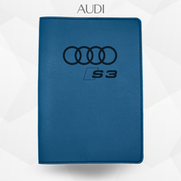 Portadocumenti auto Audi S3 colore blu