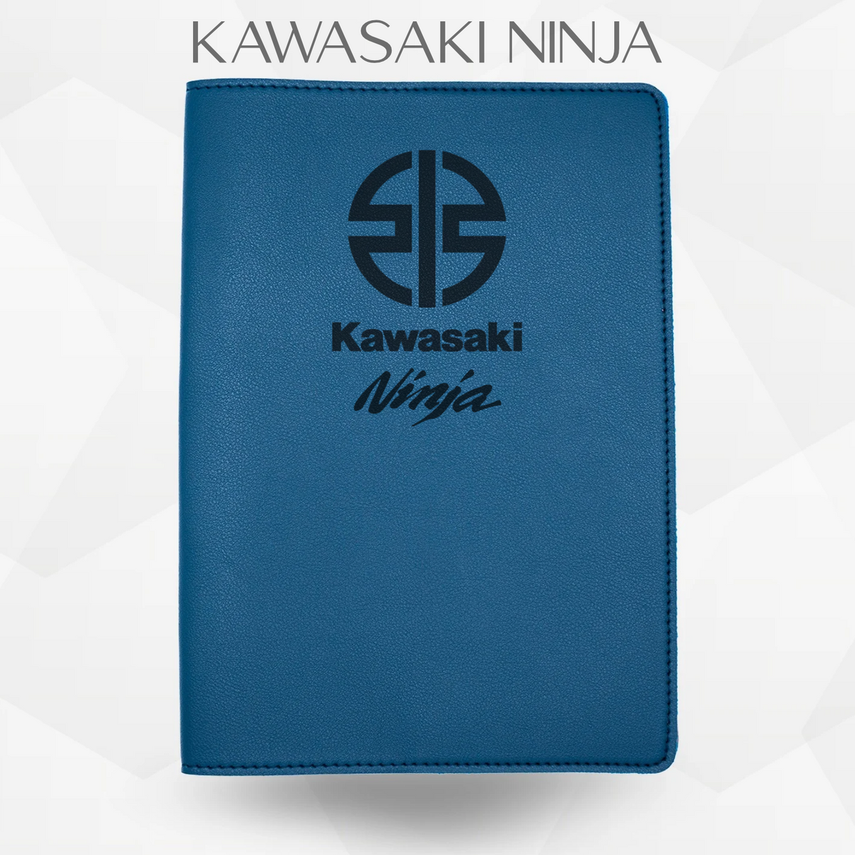 porte document Kawasaki Ninja de couleur bleu