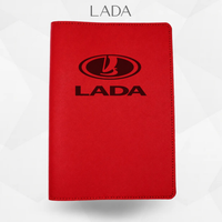 porte document lada de couleur rouge