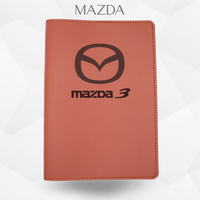porte document mazda de couleur marron