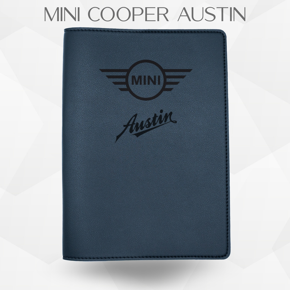 porte document mini cooper Austin de couleur noir