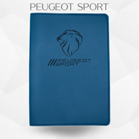 porte document peugeot sport de couleur en bleu
