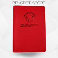 porte document peugeot sport de couleur en bleu