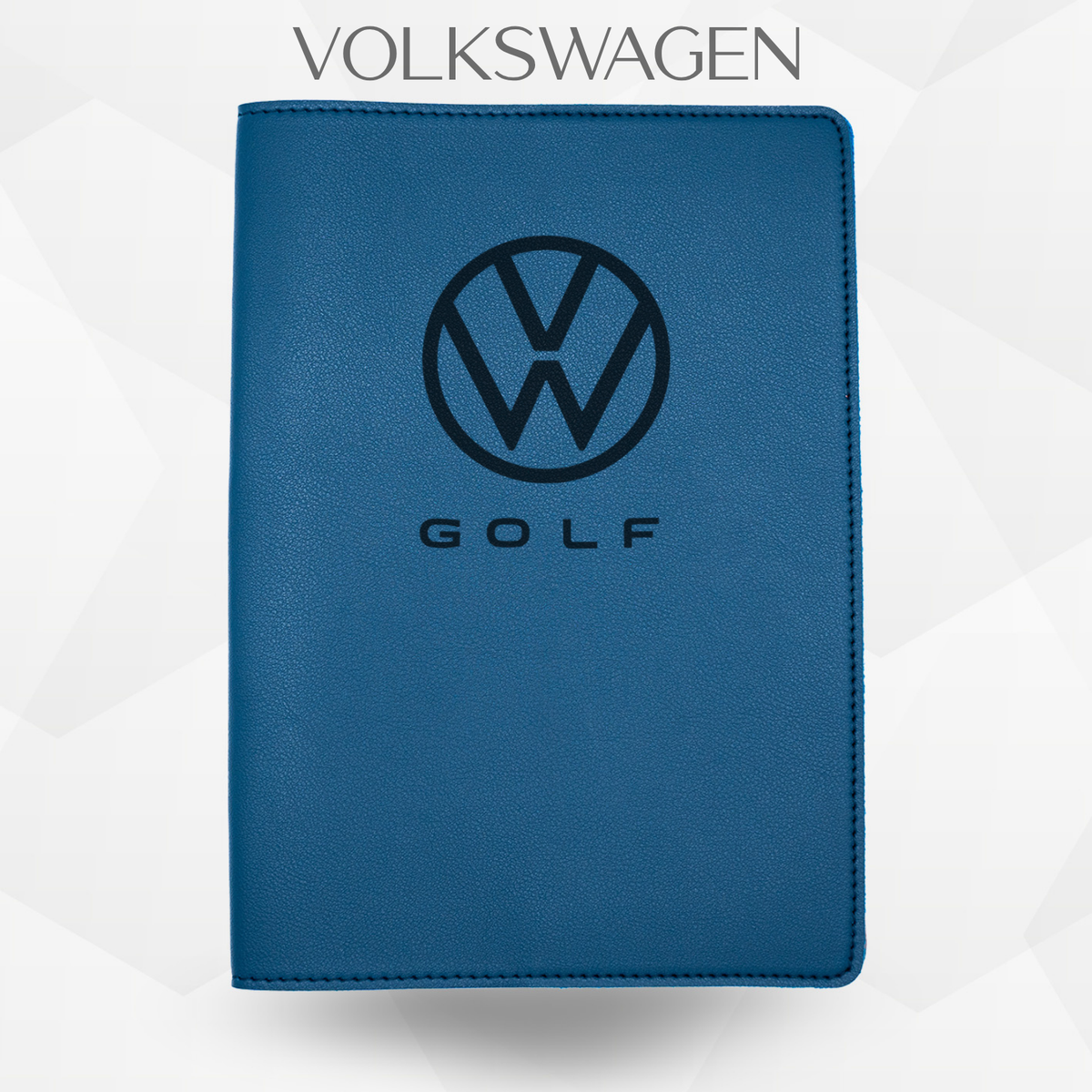 porte document volkswagen golf bleu