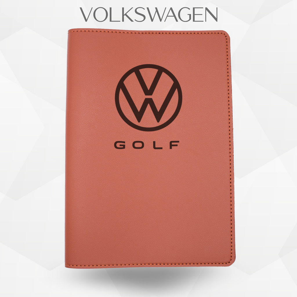 porte document volkswagen golf marron