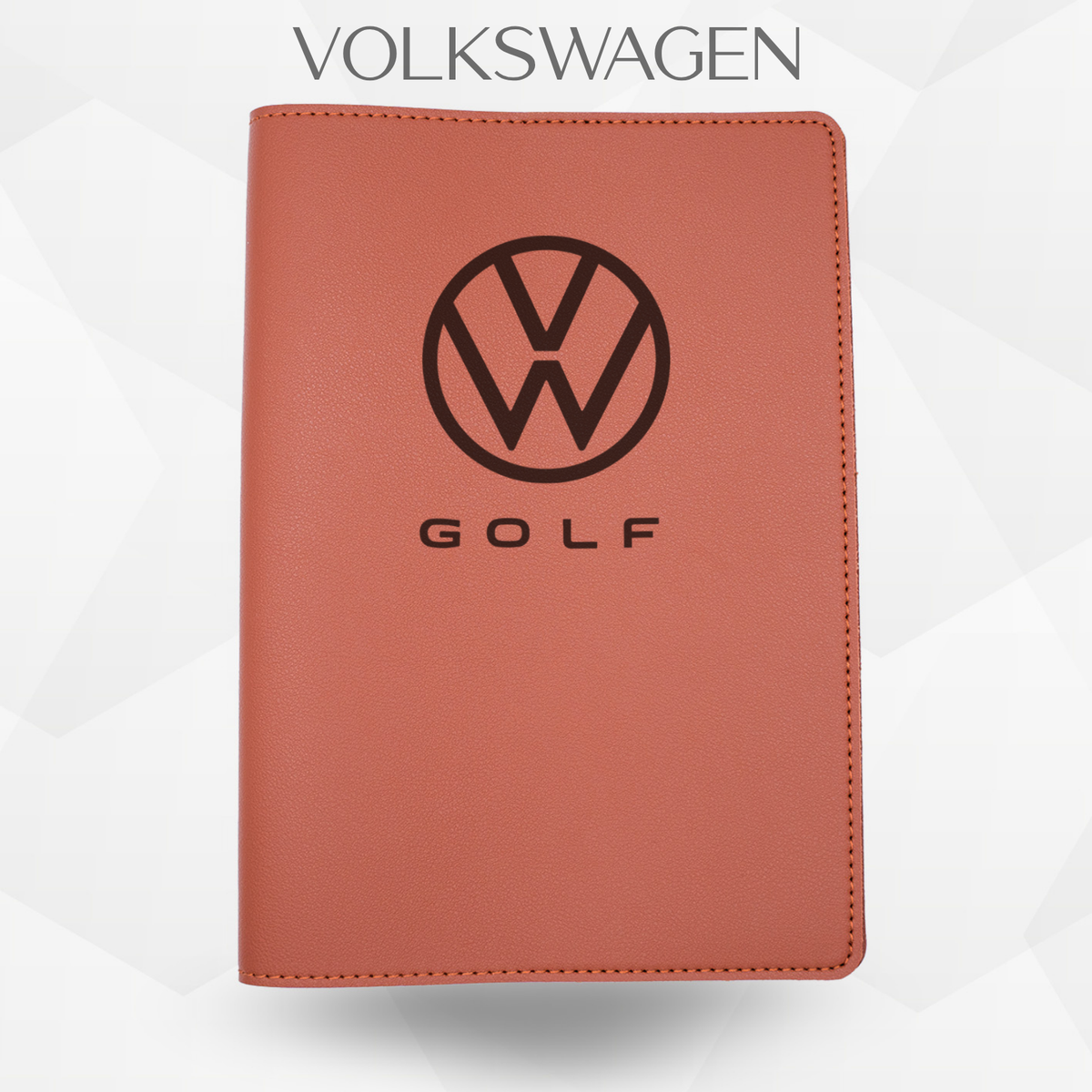porte document volkswagen golf marron