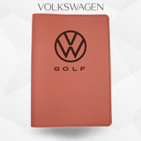 porte document volkswagen golf marron