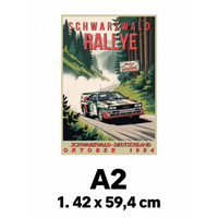 taille affiche audi rallye