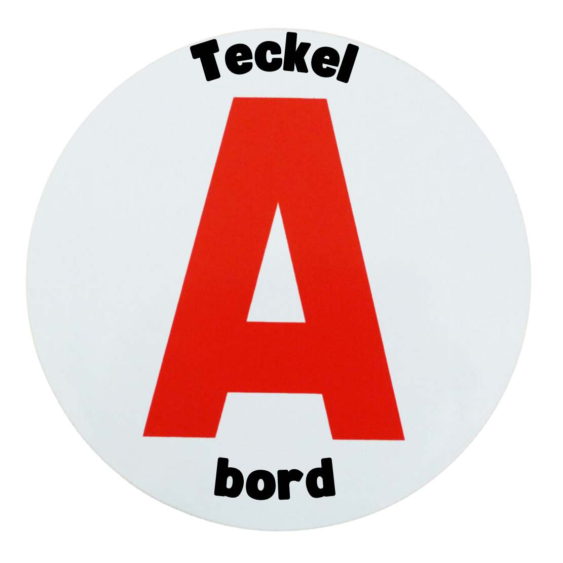 Scheibe A "Teckel an Bord" – Magnetaufkleber