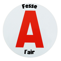 Disc A "Fesse à l’air" – Magnetsticker