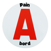 Magnetisches Schild „Brot an Bord“