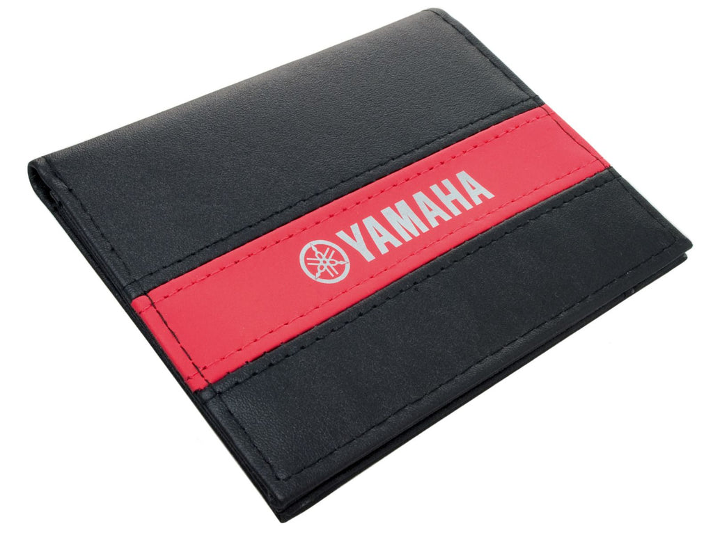 Porte Carte Grise Yamaha avec logo rouge et blanc
