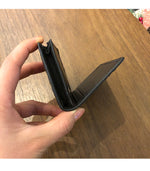 Charger l&#39;image dans la galerie, porte cartes pliable de couleur noir
