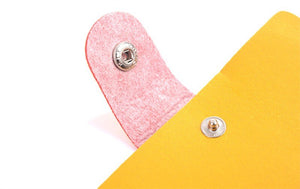 bouton a pression pour porte cartes