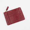 Porte Cartes Rouge Crocodile 