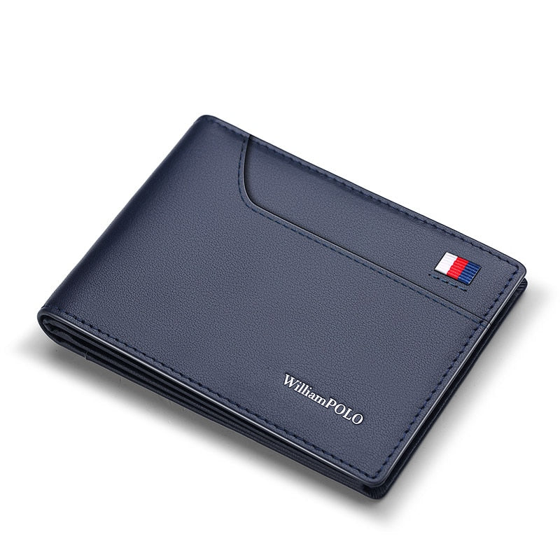 porte cartes luxe de couleur bleu