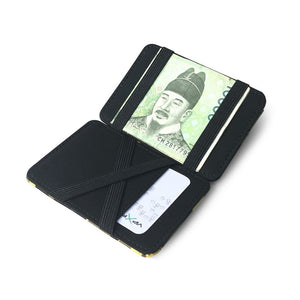 intérieur d'un porte cartes minimaliste