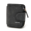 porte carte pour femme en cuir PU noir