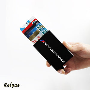 Porte cartes BMW Performance avec bouton d'expulsion