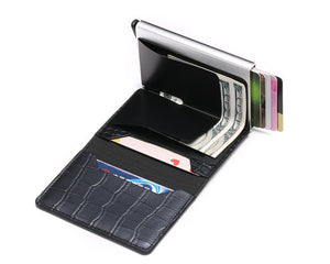 porte cartes moderne avec emplacement pour billet et cartes bancaire