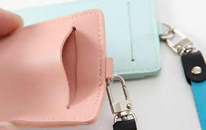 attache pour porte cartes tour de cou