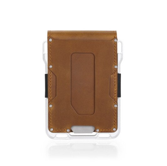 Porte Cartes Rigide de survie Marron