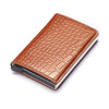 porte cartes moderne en cuir