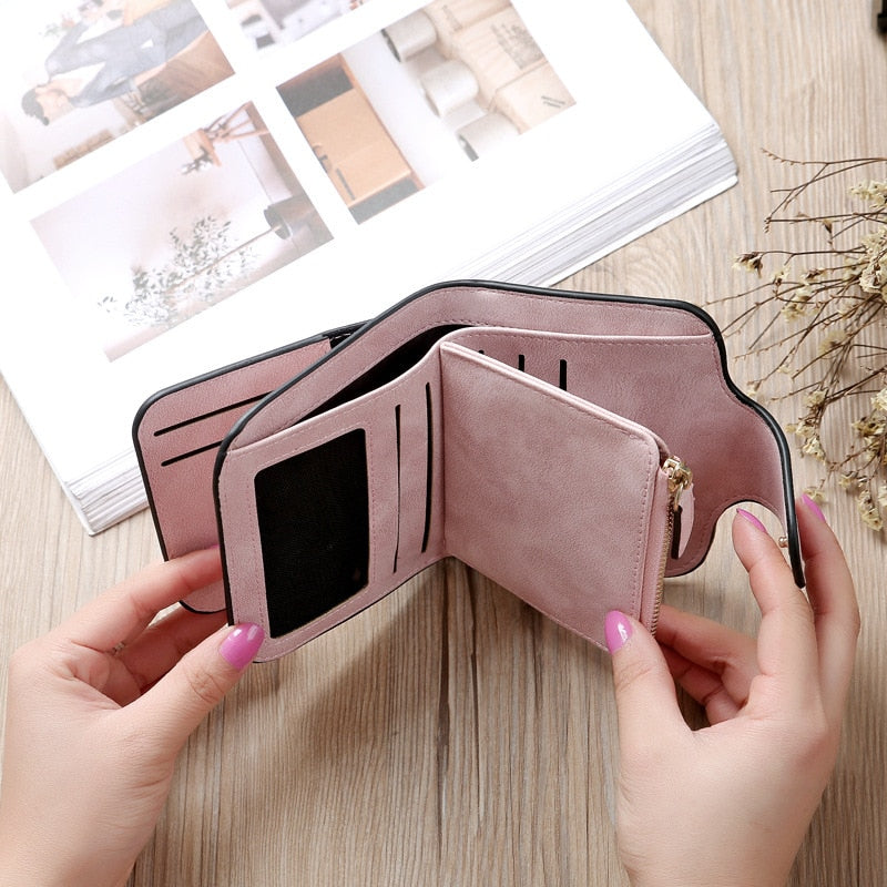 porte cartes en Cuir PU pour femme