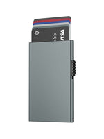 Charger l&#39;image dans la galerie, Porte Cartes Métal de couleur gris
