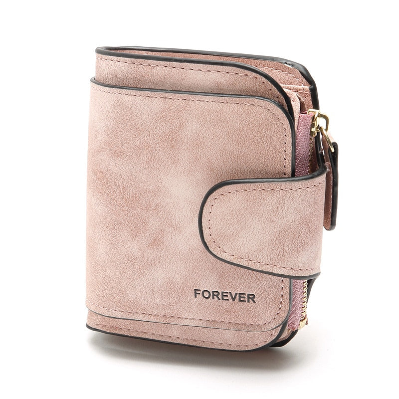 Porte Cartes en cuir PU ce couleur rose