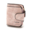 Porte Cartes en cuir PU ce couleur rose