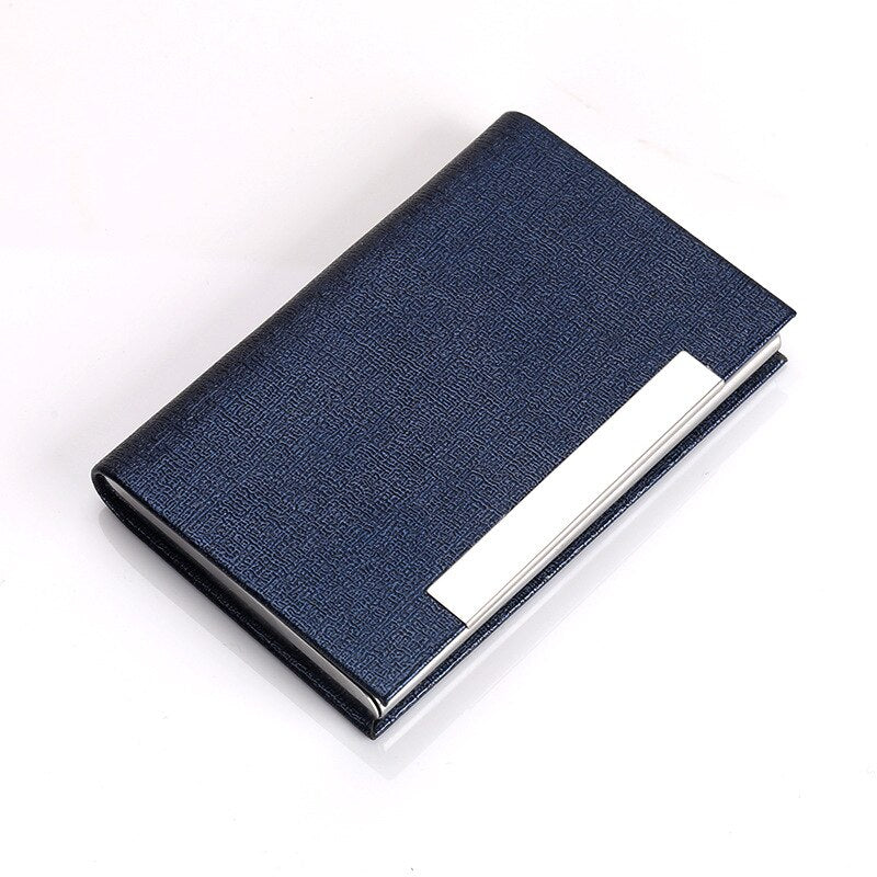 Porte Cartes de visite pour homme de couleur bleu