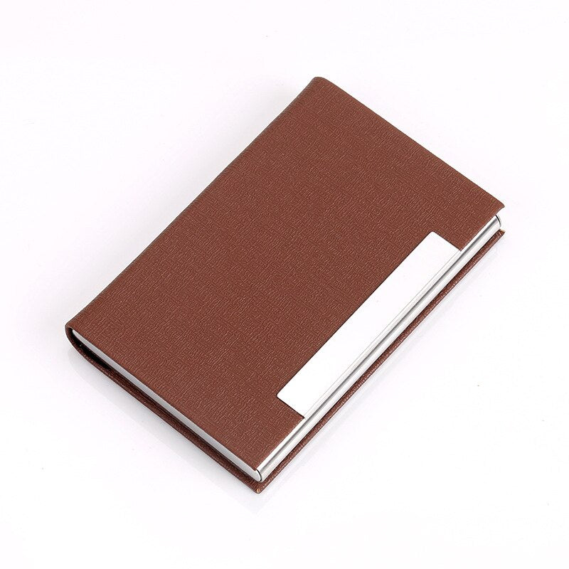 Porte Cartes de visite pour homme de couleur marron 