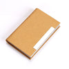 porte carte doré en cuir et en acier