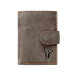 Charger l&#39;image dans la galerie, porte cartes en cuir avec un motif de taureaux
