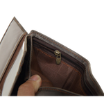 Charger l&#39;image dans la galerie, pochette zippé a l&#39;intérieur d&#39;un porte carte en cuir
