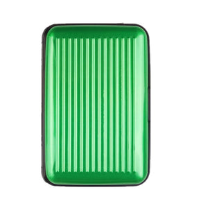 Porte Cartes de couleur verte avec une protection RFID 