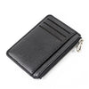 Porte Cartes Zippé Noir