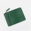 Porte Cartes Vert Crocodile 