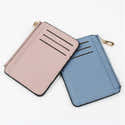 Porte-cartes Zippé DRAEGER PARIS - Noir Et Bleu Marine, Compact 12.5x8 Cm, 10 Rangements - 5
