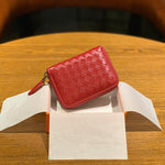 Charger l&#39;image dans la galerie, porte cartes de luxe rouge pour femme
