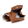 Porte Cartes avec emplacement pour monnaie et billet de couleur marron