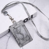 Porte Cartes Tour de Cou Gris
