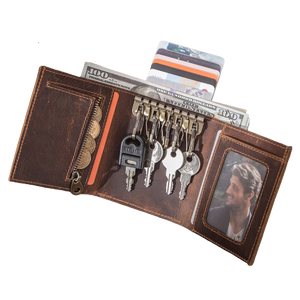 Porte cartes avec rangement de clefs
