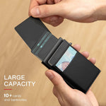 Charger l&#39;image dans la galerie, porte cartes pop up avec 10 emplacements de cartes 

