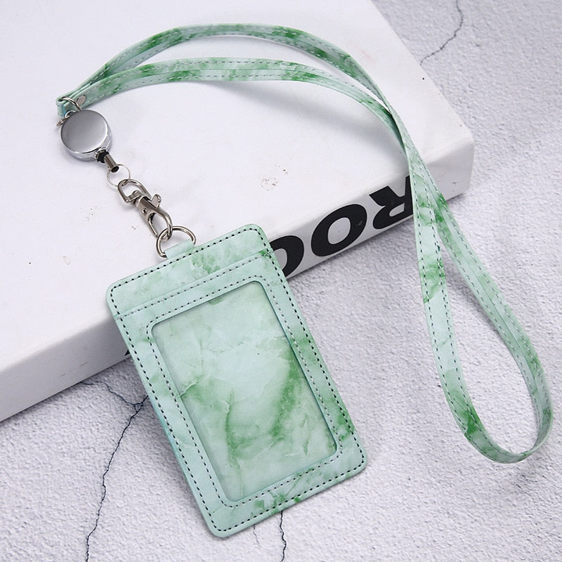 Porte Cartes Tour de Cou Vert